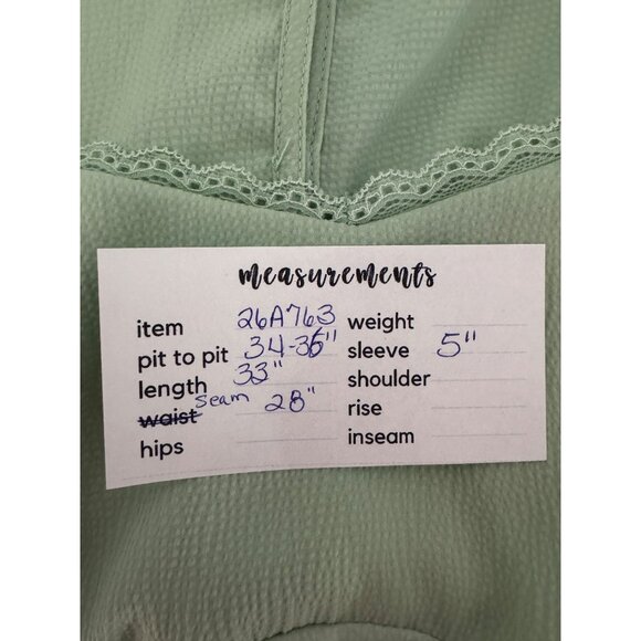2/$30 NWT All In Favor Small Mint Green Mini Dress Polyester & Elastane - Picture 14 of 16